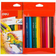 Deli Colorun 3.0mm Assorted Color Pencils - non toxic