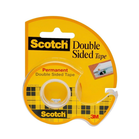 3M Scotch Double Sided Tape with Plastic Dispenser