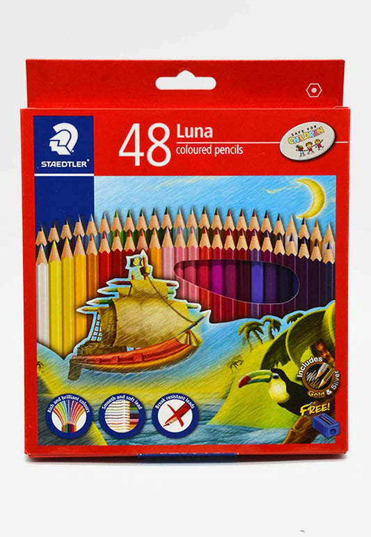 STAEDTLER Luna Coloring Pencil Set, Pack Of 48 Multicolour