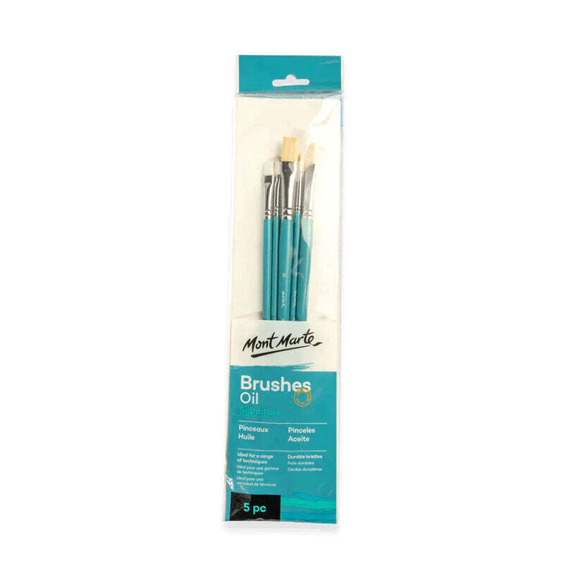 Mont Marte Painting Brushes Oil Signature 5 in 1