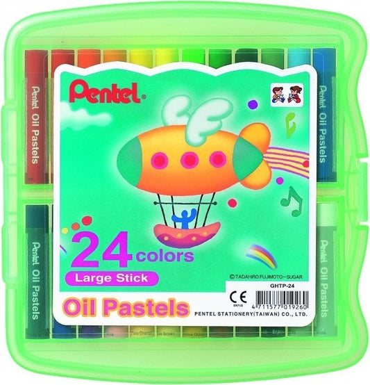 Pentel Oil Pastel 24 Color Large PP Case