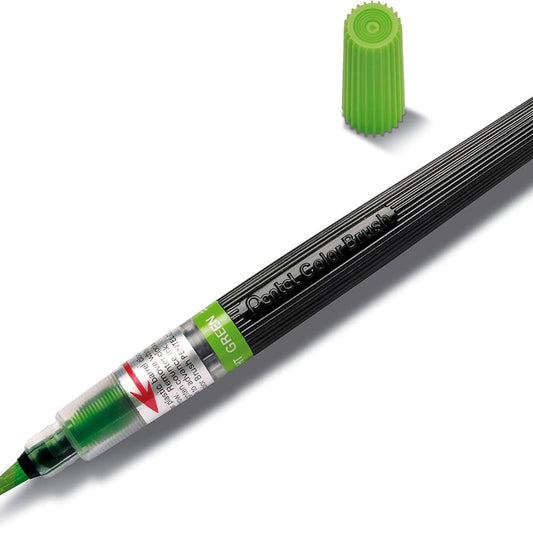 Pentel Colour Brush, Various, Green