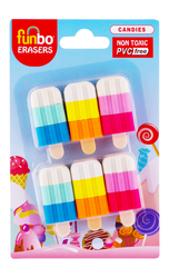 Funbo Candies Erasers - PVC free, non toxic
