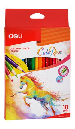 Deli Colorun 3.0mm Assorted Color Pencils - non toxic