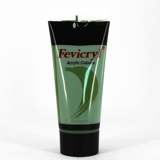 Acrylic paint in olive green tube 200ml