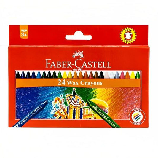 Faber Castell Wax Crayons 24