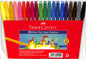 Faber-Castell Fibre-Tip Colour Markers Wallet of 20