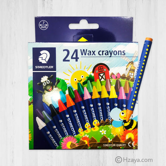 STAEDTLER Wax Crayon (24 Colours)