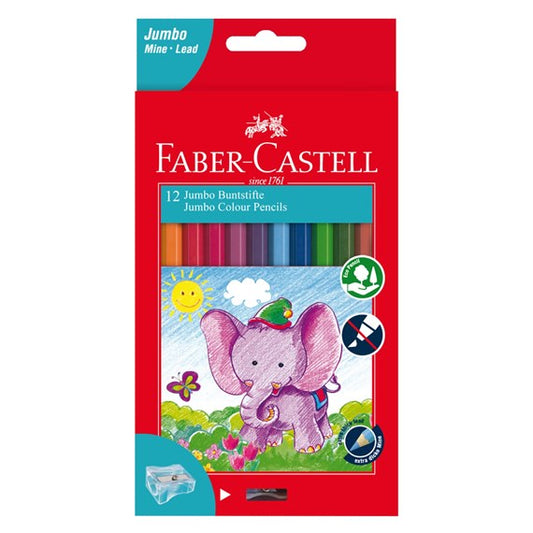 Pack Of 12 Colour Jumbo Buntstifte Jumbo Colour Pencils Set Multicolor