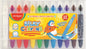 GEL CRAYONS EYROAD SMOOZY CRAFT, 12 PCS, WASHABLE, BOX, COLOR MIX