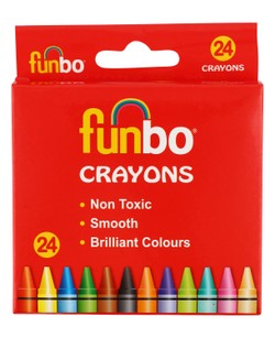 Funbo Assorted Jumbo Crayons