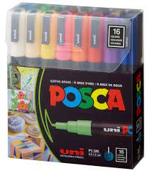 Uni-Ball Posca Assorted Ink Paint Markers