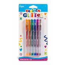 Glitter Gel Pen Set Of 6Pcs
