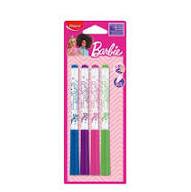 Maped Barbie White Board Markers 4s