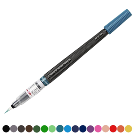 Pentel Colour Brush Ink Water Base, Turquoise