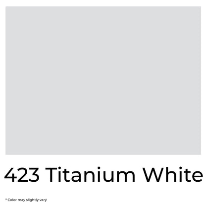 لون الجمل اكريليك 423 تيتانيوم ابيض - 120 مل
