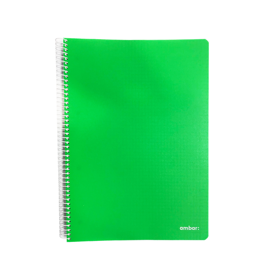Ambar A4 NoteBook 120 Pages Soft Cover Spiral Bind 5mm