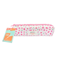 White and Pink Color Pencil Case