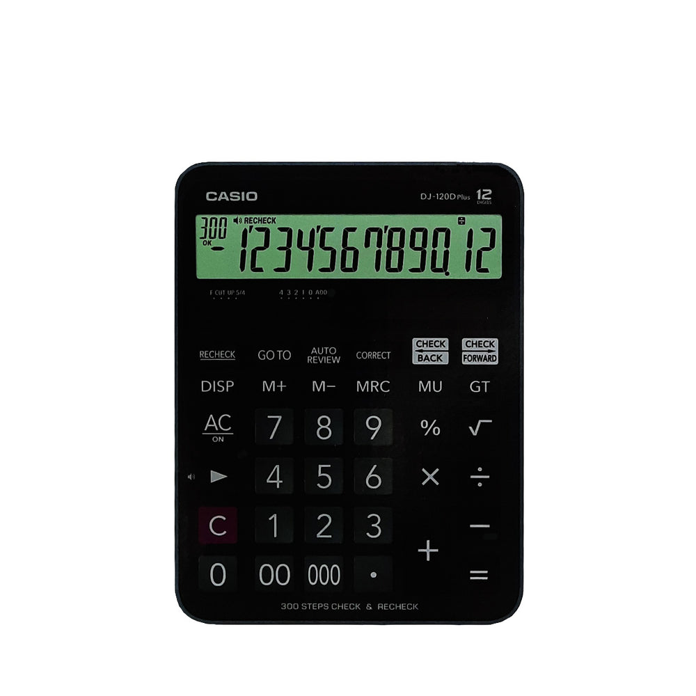 Casio DJ-120 Plus Check & Recheck Black Calculator from najmaonline.com Abu dhabi, Dubai - UAE