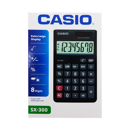 Casio S300 Dual Power 8 Digit Calculator - Calculators from najmaonline.com Abu Dhabi, Dubai - UAE