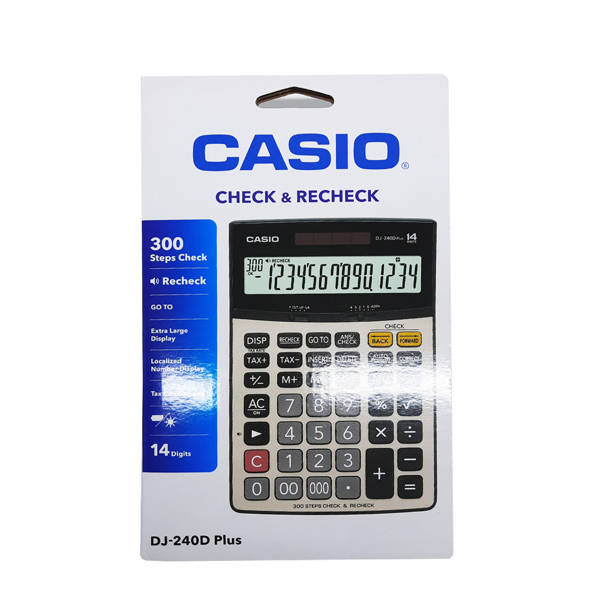 Casio DJ-250 Plus Check & Recheck calculator Online in Abu Dhabi, Dubai - UAE | najmaonline.com