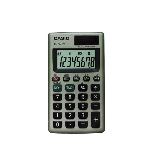 Casio SL-797TV 8 Digit Small Size Calculator from najmaonline.com in Abu Dhabi, Dubai -UAE