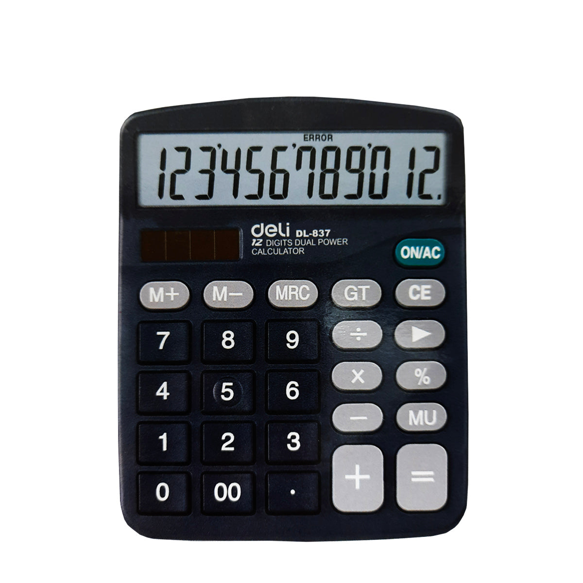 Deli 837 Small Size Financial Calculator 12 Digits from Najmaonline Best Calculator Online in Abu Dhabi Duabi uaE