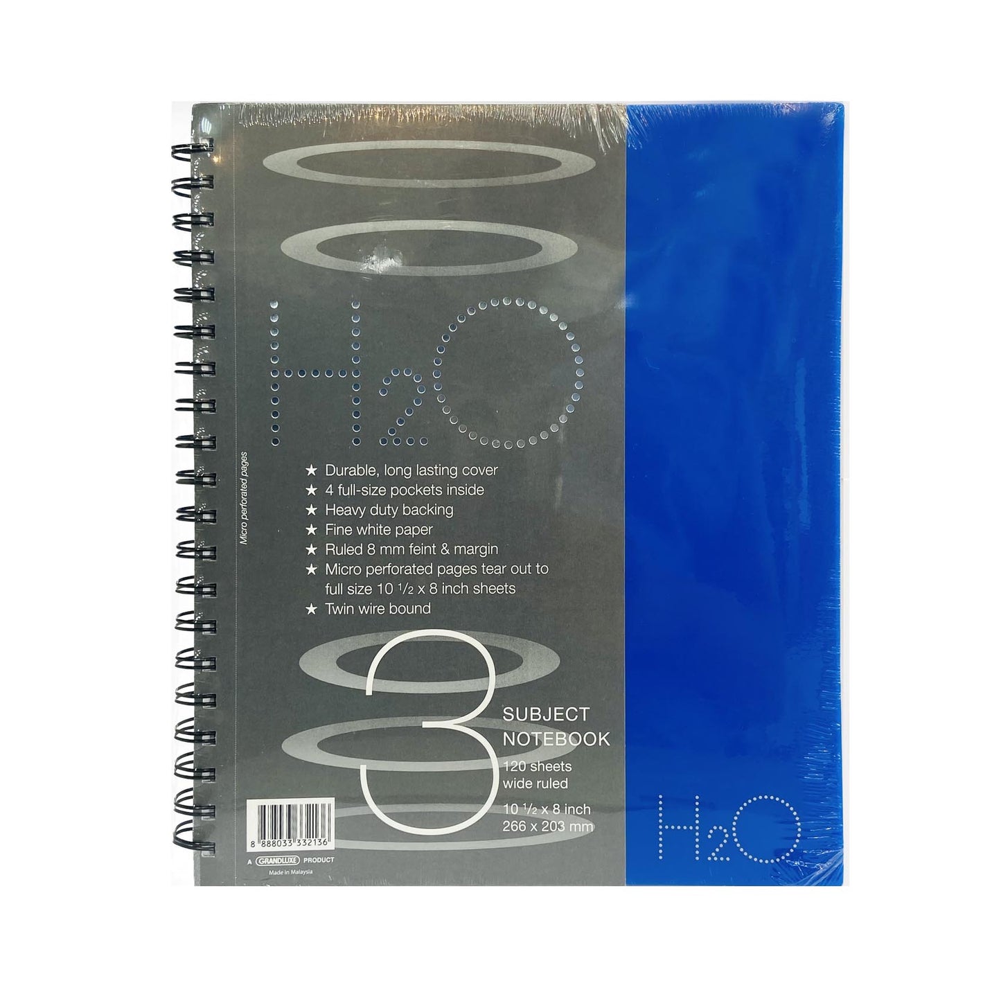 3 SUBJECT NOTE BOOK 120 sheets Ruled  Spiral note