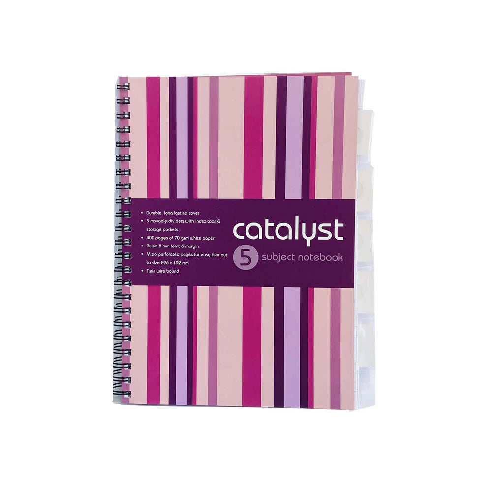 5 SUBJECT NOTE BOOK 400sheets Ruled  Spiral note