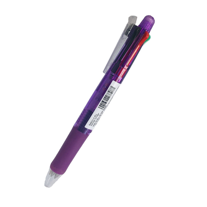 Zebra Clip on multi 4-Color pen and pencil (5 in 1)