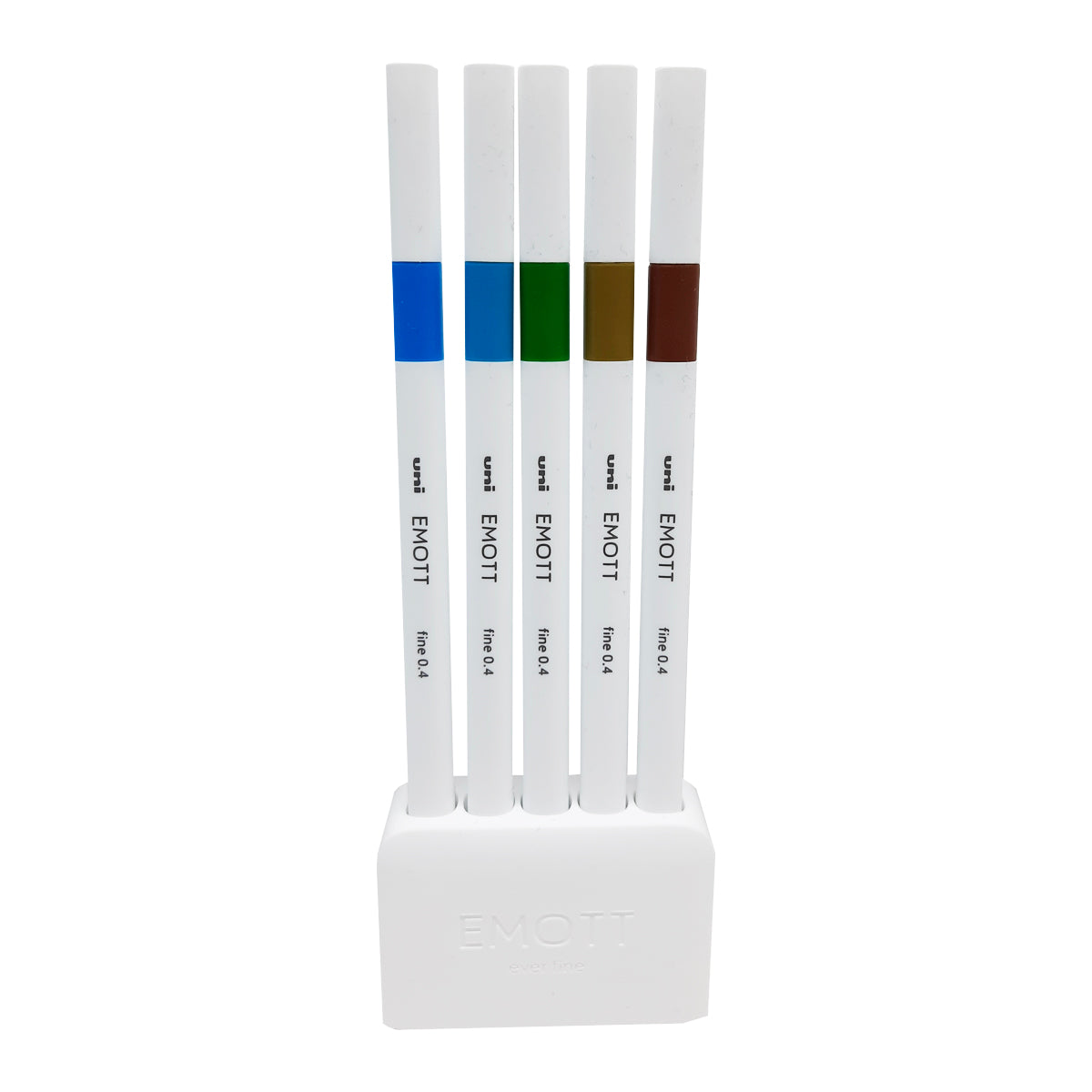 Uniball Emott 0.4 Fineliner 5 Color Set from najmaonline in Abu Dhabi, Dubai, UAE