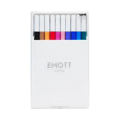 Uniball Emott 0.4 Fineliner 10 Color Set brst for Art & Craft, Daily Writing and more Order from najmaonline.com Abu Dhabi, dubai, UAE | Fast Delivery Around UAE