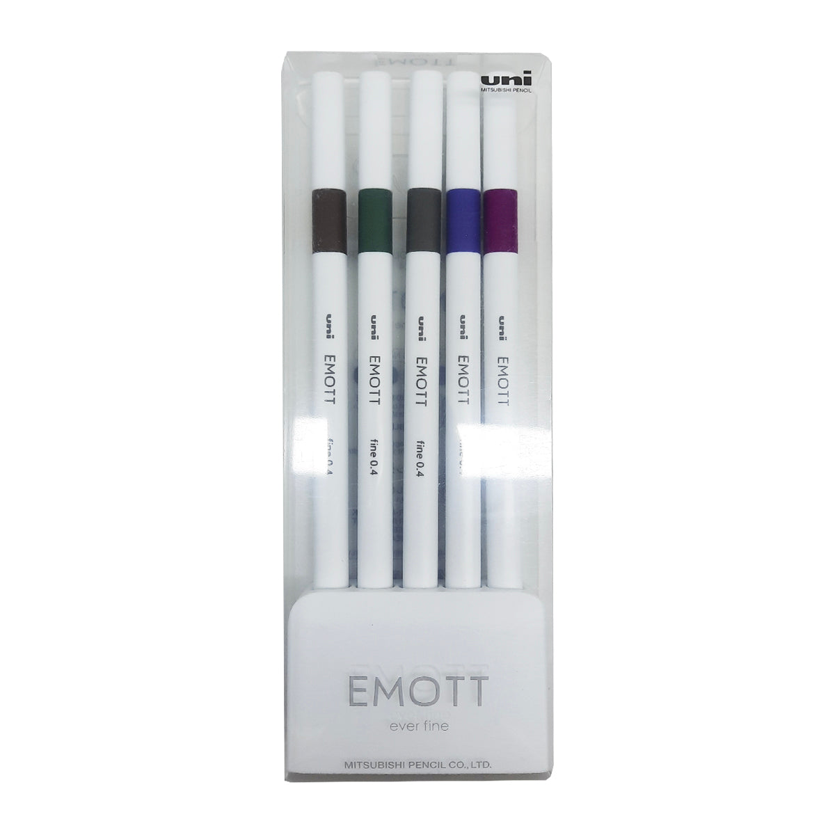 Uniball Emott 0.4 Fineliner 5 Color Set No.3 from najmaonline.com Art & Craft pens Abu Dhabi, Dubai - UAE