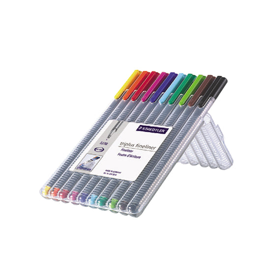 Staedtler Triplus Fineliner 10 Color Pen Set