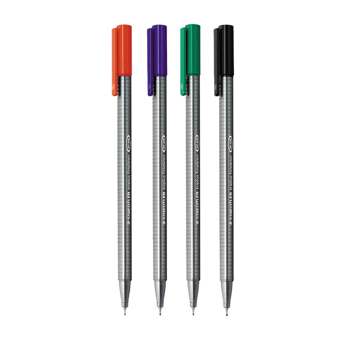 Staedtler Triplus Fineliner 4 Color Pen Set