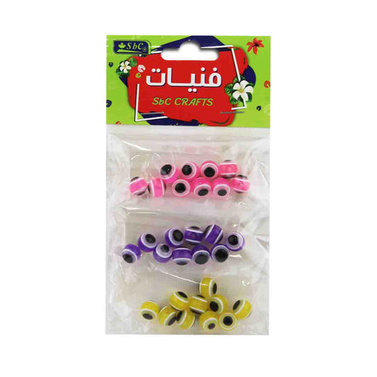 Shop Crafts Beads-Eyes Model 3 Color Set -Tailoring Items online in Abu Dhabi, UAE