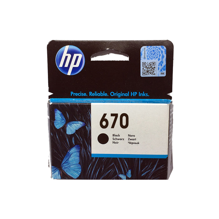 Shop HP 670 Original Ink Cartridge Black Color online in Abu Dhabi