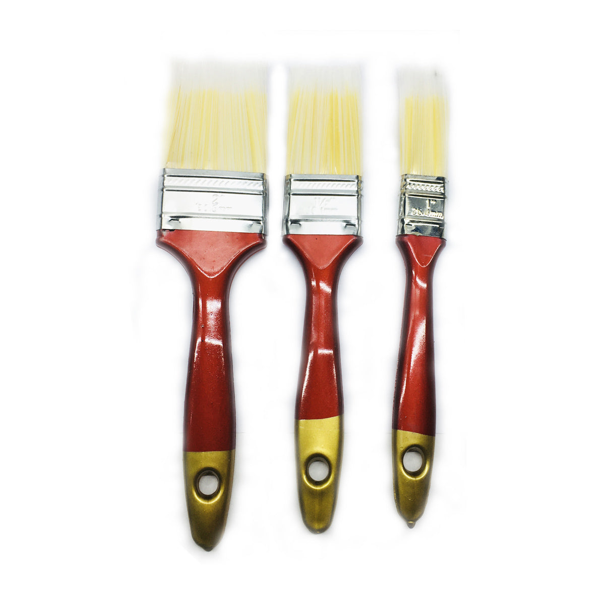 Set of 3 Different Size Brushes (2, 1.5 & 1 Inches)
