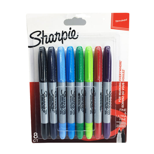 Sharpie 8 Assorted Twin Tip Permanent Markers 2065598