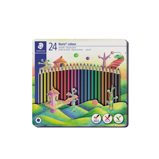 Staedtler Colored Pencils -24 Color Metal Box