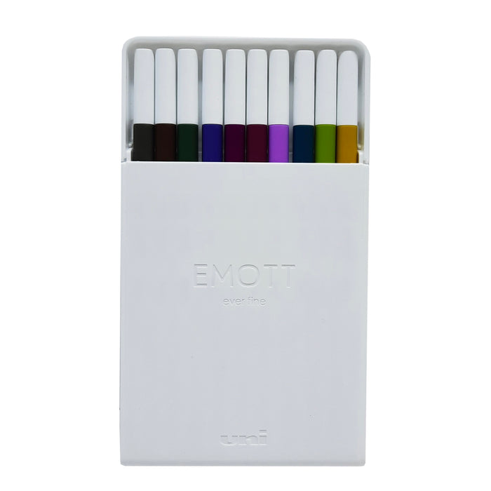 Uniball Emott 0.4 Fineliner 10 Color Set No.3 from najmaonline.com Abu Dhabi, Dubai - UAE | Best pen for Art& Crafts, daily writing | from najma | Fast Delivery around UAE